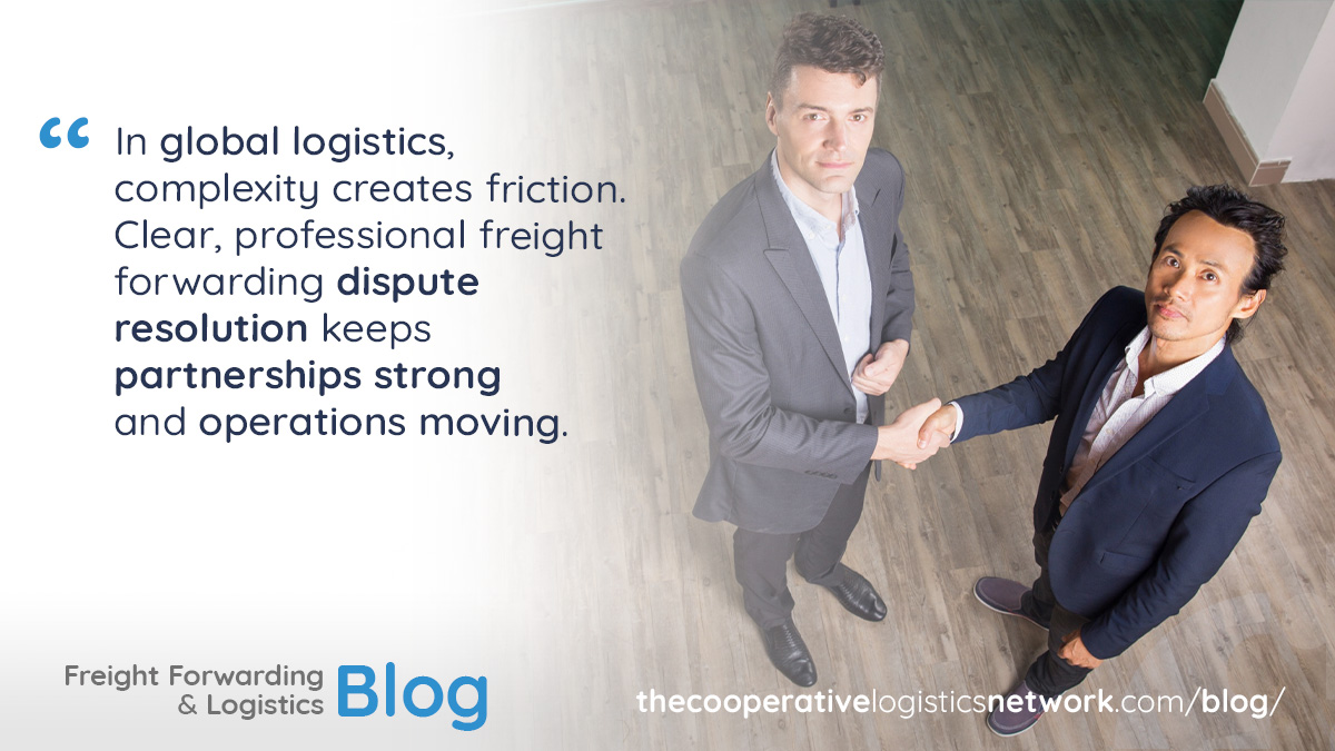 Freight Forwarding Dispute Resolution