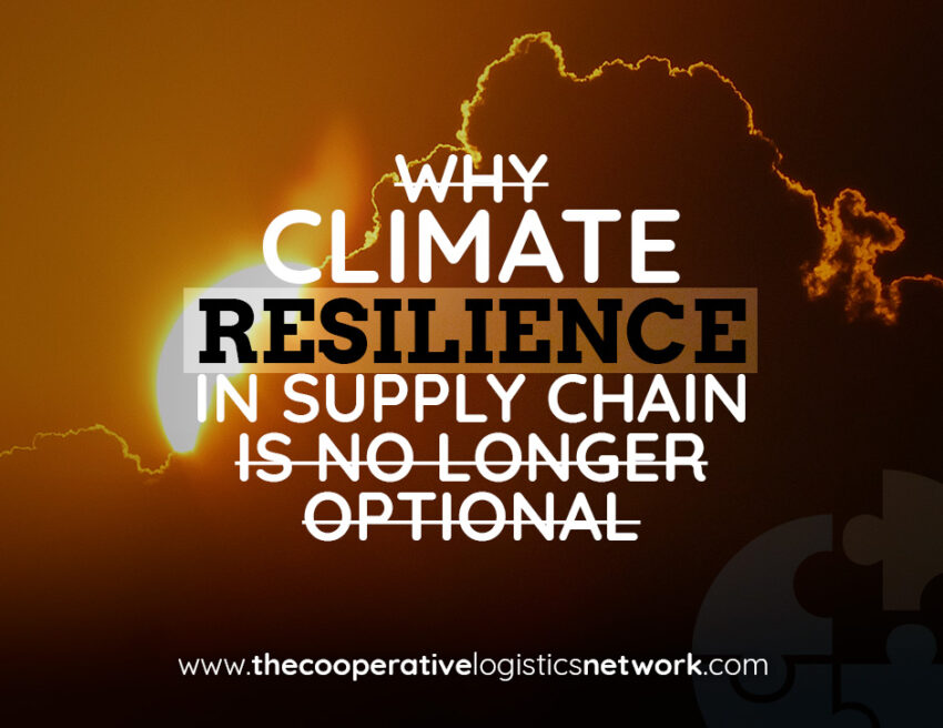 Importance of climate resilience in supply chain