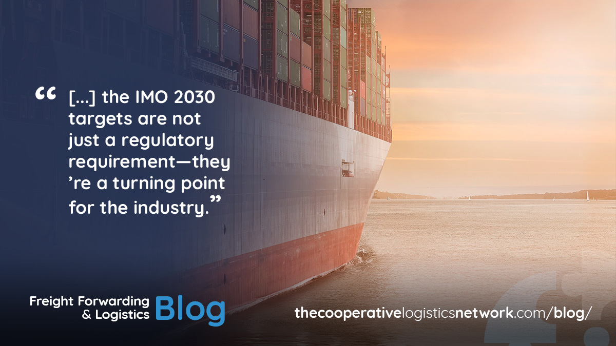IMO 2030 targets and its impact on the ocean freight sector