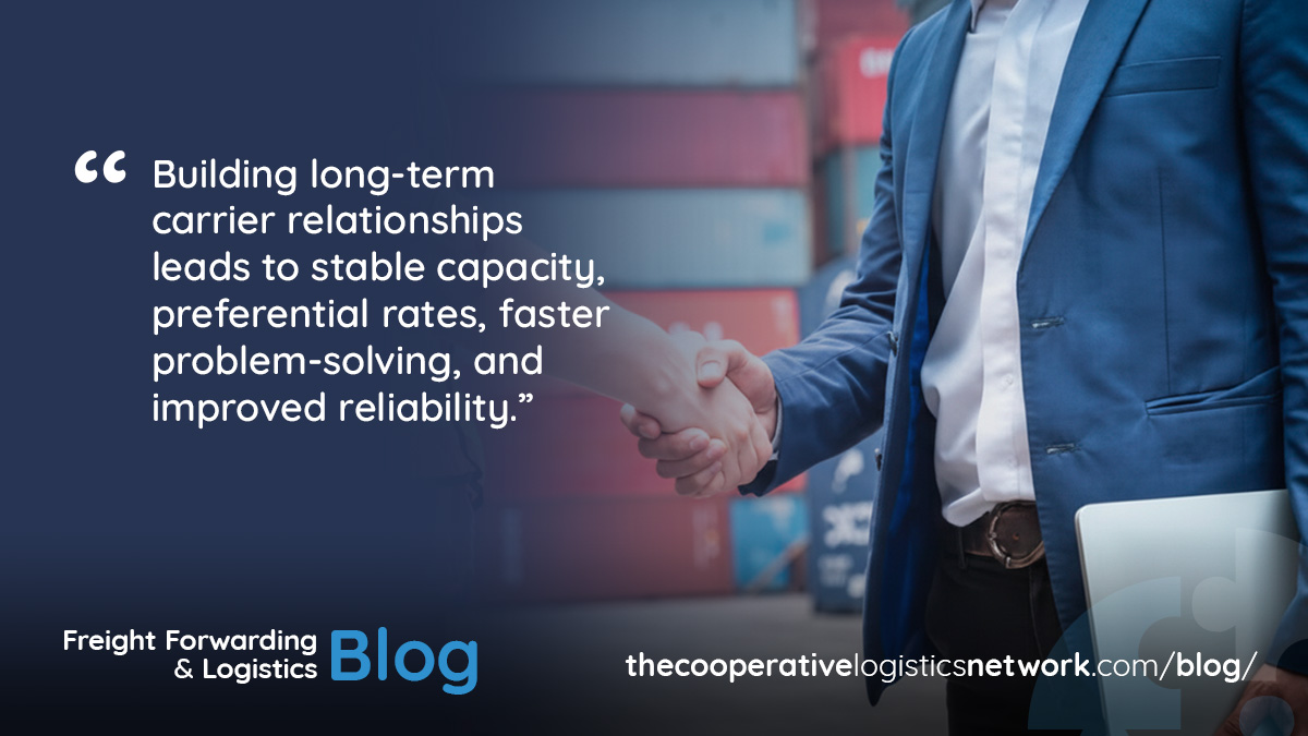 carrier relationship management in logistics