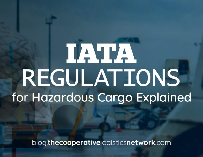 IATA regulations for hazardous cargo